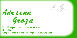 adrienn groza business card